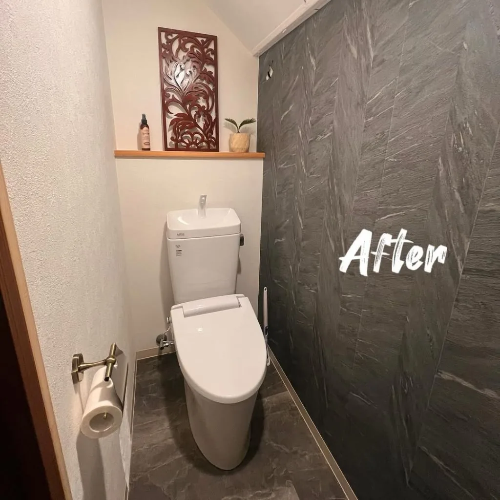 和式→洋式トイレ After
