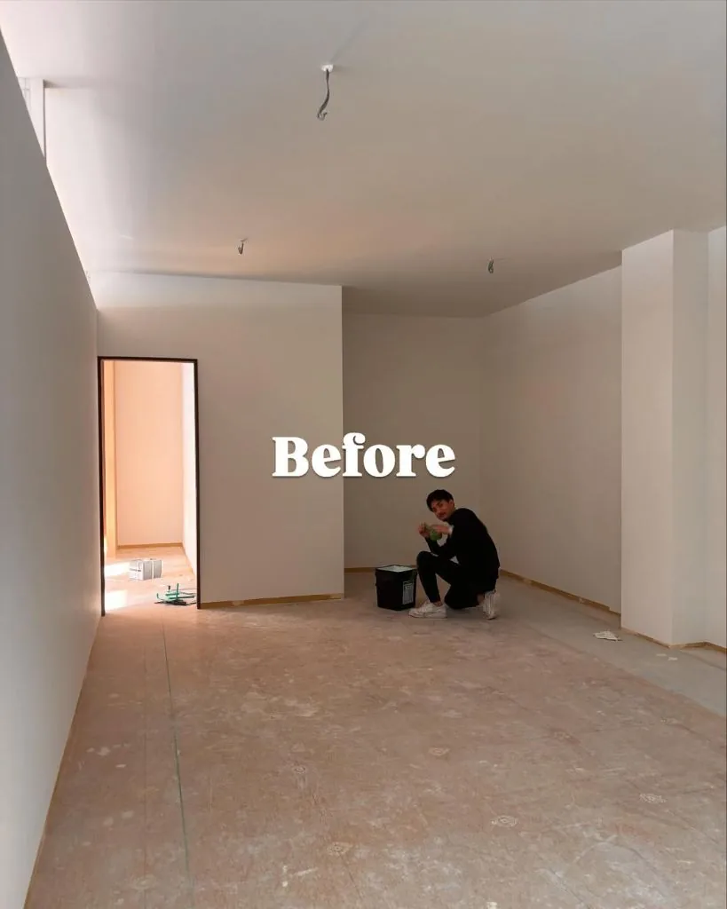 部屋床リフォーム Before